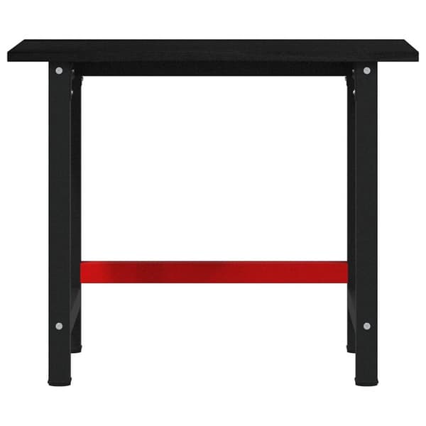 arbejdsbænk 100x60x81,5 cm massivt egetræ mørkebrun