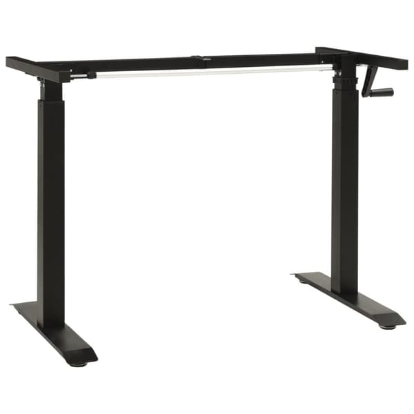 Justerbar skrivbordsram med vev manuell svart - Skrivbord - Skrivbordsram - Home & Living