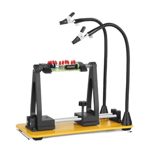 Svejse Tredje Hånd, Magnetisk Base, LED Forstørrelsesglas,21PC-OE