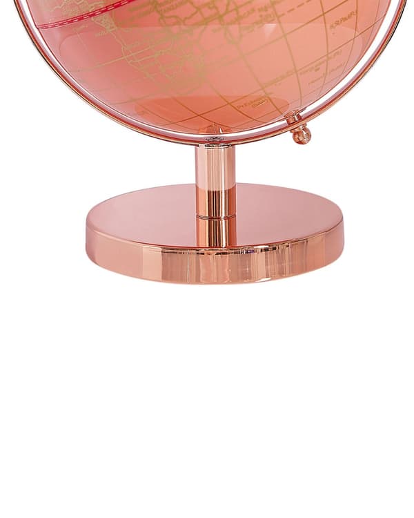 Dekorativ Jordglob Rosa 28 cm Modern