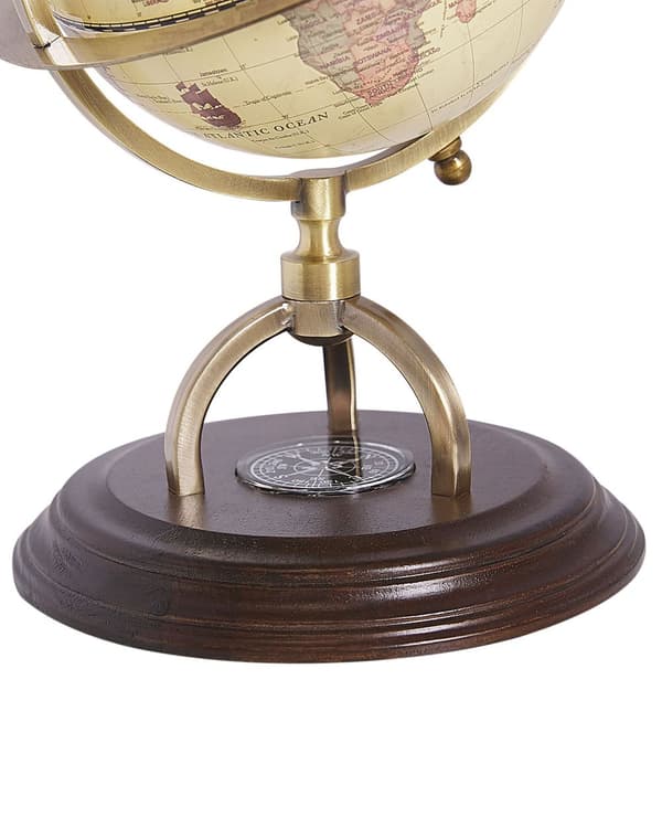 Dekorativ Vintage Globus Beige 16 cm Traditionel
