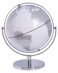 Miniatyrbilde 1 av 6: Dekorativ Globus Sølv 22 cm Moderne Tradisjonell