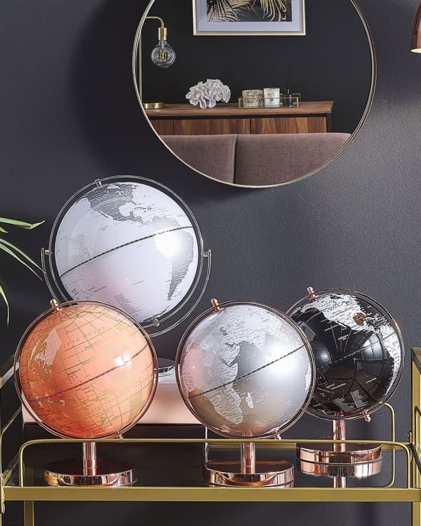 Dekorativ Globus Rosa 20 cm Moderne