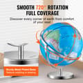 Miniatyrbillede 4 af 4: Belyst Verdensglobus, 720° Rotation, USB-drevet