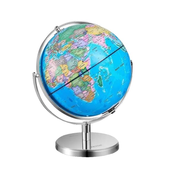 Belyst Verdensglobus, 720° Rotation, USB-drevet