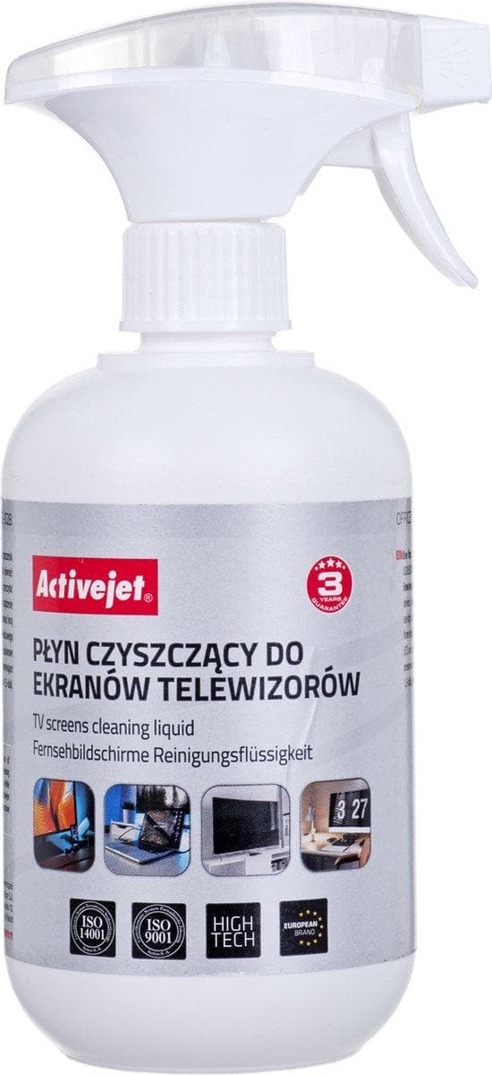 Activejet AOC-028 rensevæske til tv-skærme 500 ml