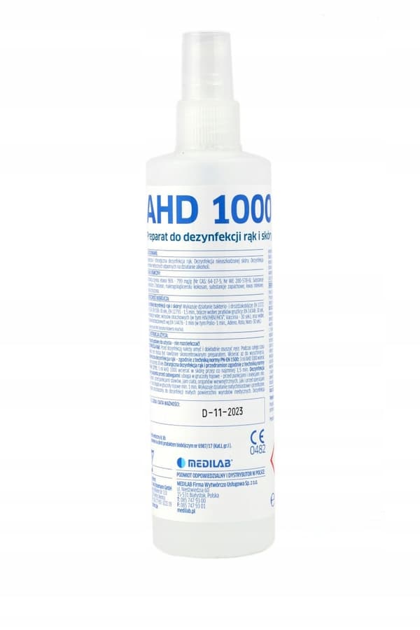AHD 1000 Hand- och huddesinfektionsmedel - 250ml