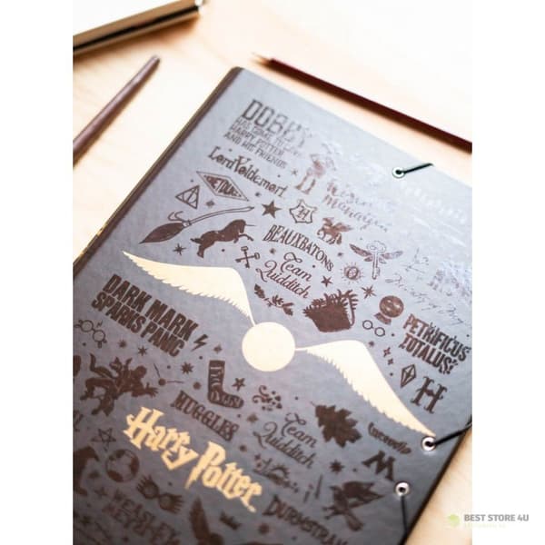 Harry Potter - Mapp / mapp med gummiband A4 (24 x 34 cm)