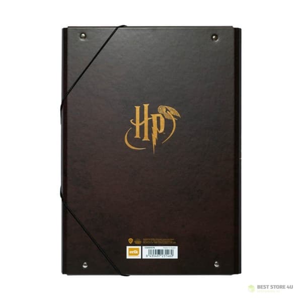Harry Potter - Mapp / mapp med gummiband A4 (24 x 34 cm)