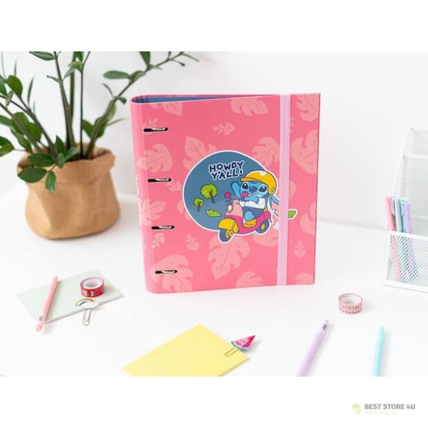Disney Stitch - A4-pärm (4 ringar, resår)