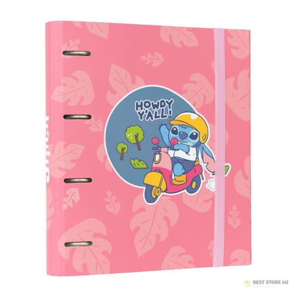 Disney Stitch - A4-pärm (4 ringar, resår)