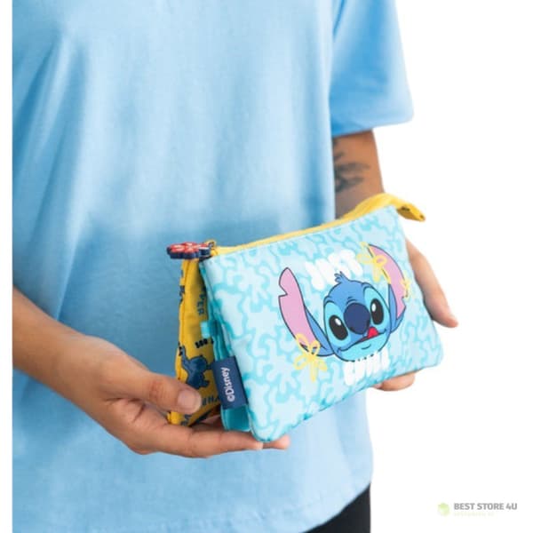 Disney Stitch Tropical - pennfodral med 3 fack