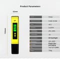 Miniatyrbillede 2 af 5: Bomclap Digital pH-måler – Baggrundsbelysning med høj nøjagtighed og batteritester, pH 0-14 til vandkvalitetstest