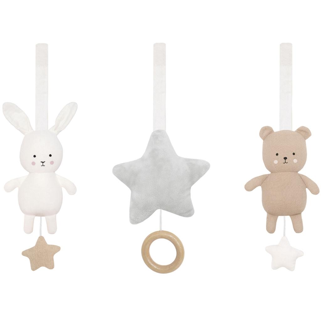 Jabadabado Babygymfigurer nalle/kanin