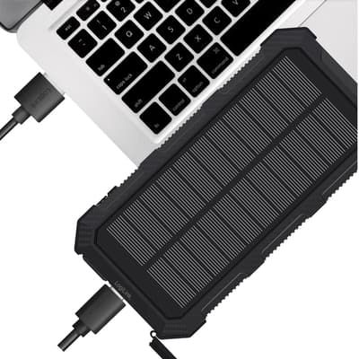 LogiLink Solcells-Powerbank 24000mAh PD 18W