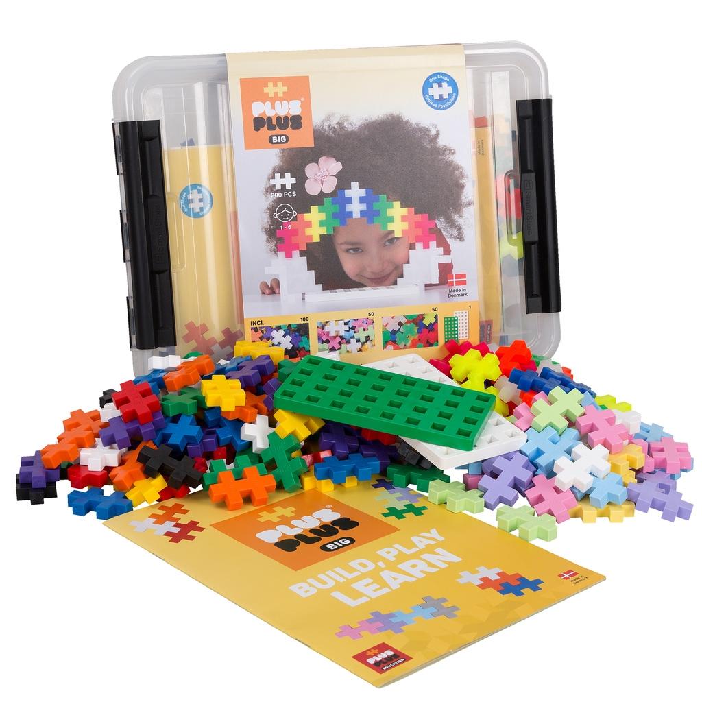 Plus-Plus BIG Storage Box Mix / 200 pcs