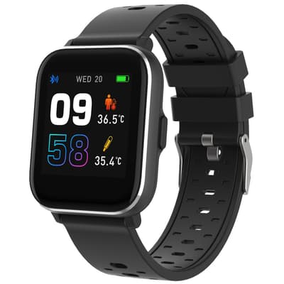 Denver SW-164 Smartwatch med temp, ilt og pulsmåler Black