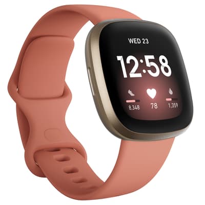 Fitbit Versa 3 Pink Clay/Soft Gold Smartwatch