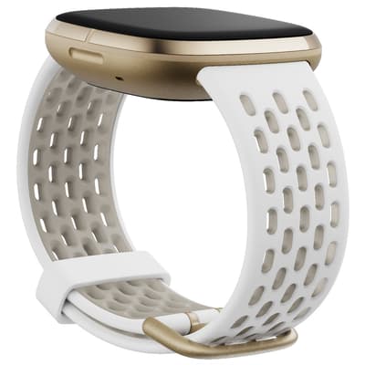 Fitbit Versa 3/Sense Sport Band Frost/Lunar White(S)