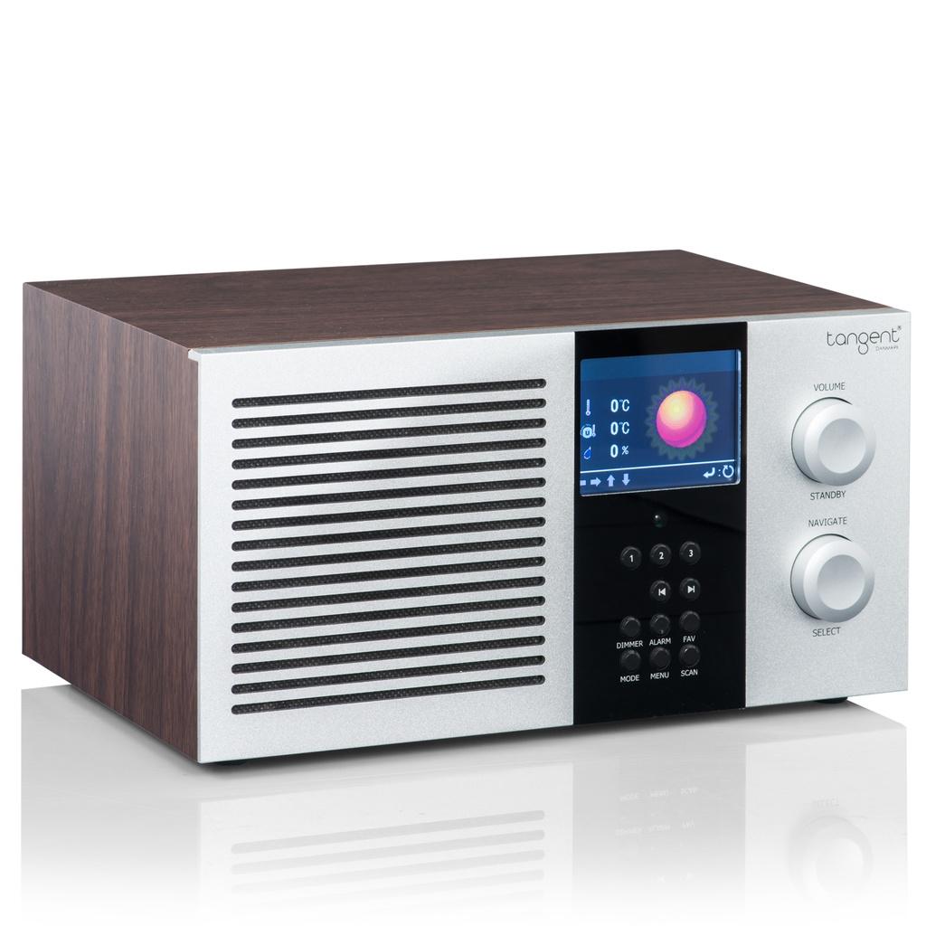 Tangent ELIO Internet Radio/Spotify/FM/DAB+/Bluetooth Walnut