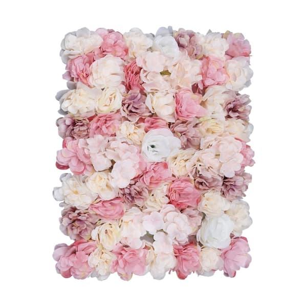 Återanvändbar Blomväggsbakgrund, Elegant Design, Lätt Montering, Inomhus/Utebruk