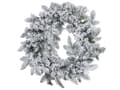 Miniatyrbild 4 av 7: Julkrans Vit Syntetmaterial 70 cm Rund LED-lampor inomhustillbehör