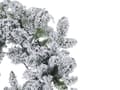 Miniatyrbild 6 av 7: Julkrans Vit Syntetmaterial 70 cm Rund LED-lampor inomhustillbehör