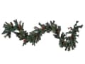 Miniatyrbild 4 av 7: Julkrans Grön Syntetmaterial 180 cm Rund LED-lampor Hängande julpynt