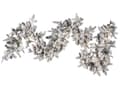 Miniatyrbillede 1 af 7: Juleguirlande grøn og hvid Syntetisk Materiale bomuld 180 cm LED-lys Plast Kunstig dekoration til ophæng over pejs
