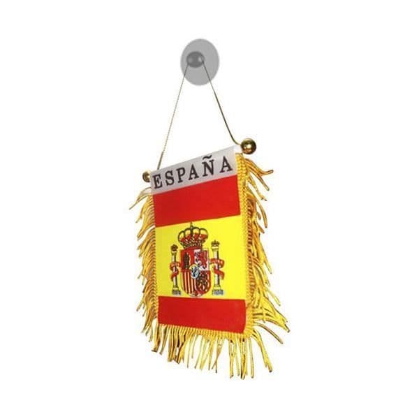 Vimpel i Spaniens färger med sugkopp - Bildekoration, hem sovrum