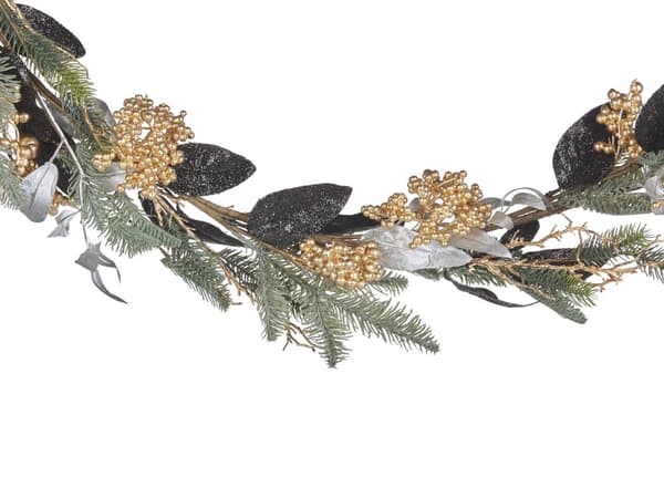 Kunstig Juleguirlande Flerfarvet Syntetisk Materiale 150 cm med Ornamenter