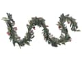 Miniatyrbilde 5 av 7: Julekrans Grønt syntetisk materiale 270 cm LED-lys Kunstige justerbare kvister