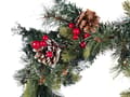 Miniatyrbilde 6 av 7: Julekrans Grønt syntetisk materiale 270 cm LED-lys Kunstige justerbare kvister