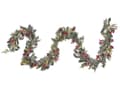 Miniatyrbilde 1 av 7: Julekrans Grønt syntetisk materiale 270 cm LED-lys Kunstige justerbare kvister