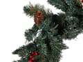 Miniatyrbilde 6 av 7: Kunstig Julekrans Grønn Syntetisk Materiale 270 cm med LED Lyse Justerbare Kvister