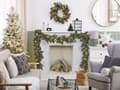 Miniatyrbilde 2 av 7: Kunstig Julekrans Grønn Syntetisk Materiale 270 cm med LED Lyse Justerbare Kvister