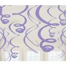 Suspension - Ej specificerad - Violett - Plast - 55,8 CM - 12 stycken