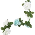 Miniatyrbillede 6 af 7: vidaXL kunstige blomsterguirlander 6 stk. 240 cm blå og hvid