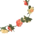 Miniatyrbillede 5 af 7: vidaXL kunstige blomsterguirlander 6 stk. 240 cm rød champagnefarvet