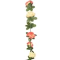 Miniatyrbillede 6 af 7: vidaXL kunstige blomsterguirlander 6 stk. 240 cm rød champagnefarvet