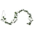 Miniatyrbillede 3 af 7: vidaXL kunstige blomsterguirlander 6 stk. 240 cm hvid