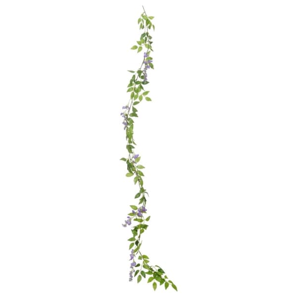 vidaXL kunstige blomsterguirlander 6 stk. 200 cm lilla