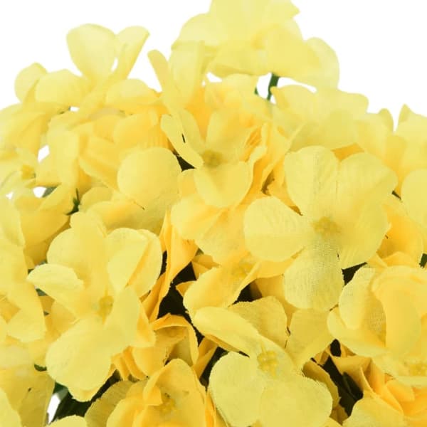 vidaXL kunstige blomsterguirlander 3 stk. 85 cm gul