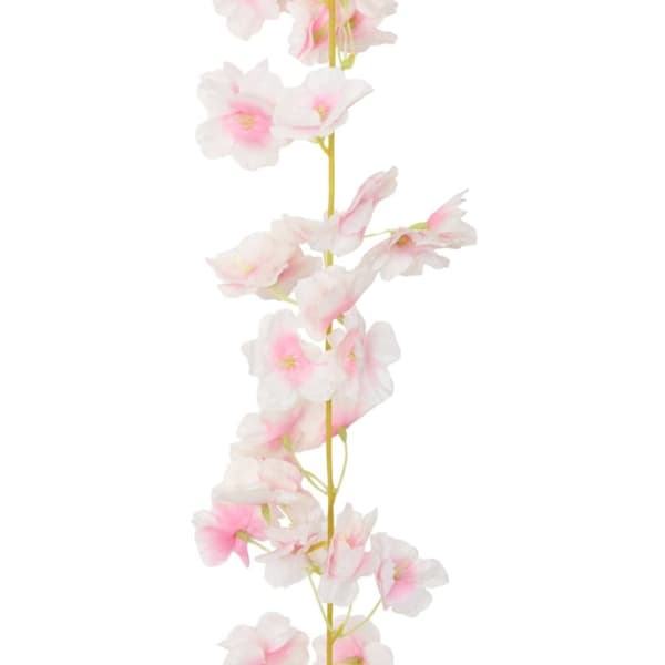vidaXL kunstige blomsterguirlander 6 stk. 180 cm lyserød