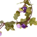 Miniatyrbillede 5 af 7: vidaXL kunstige blomsterguirlander 6 stk. 215 cm lyslilla