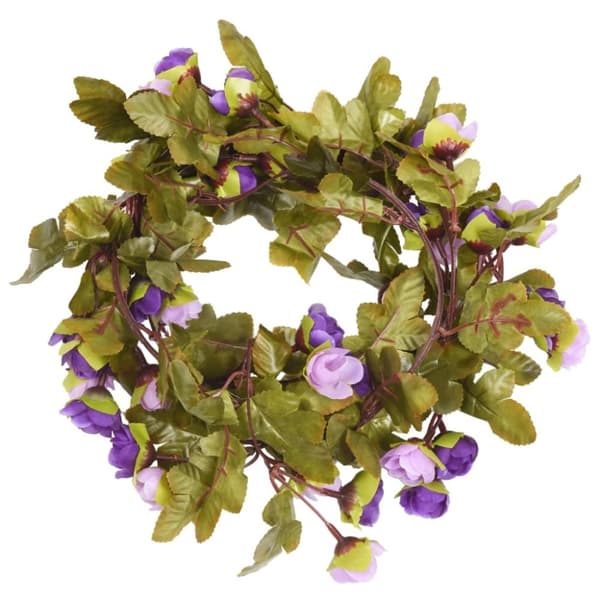 vidaXL kunstige blomsterguirlander 6 stk. 215 cm lyslilla