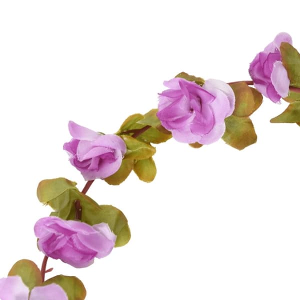 vidaXL kunstige blomsterguirlander 6 stk. 250 cm lyslilla