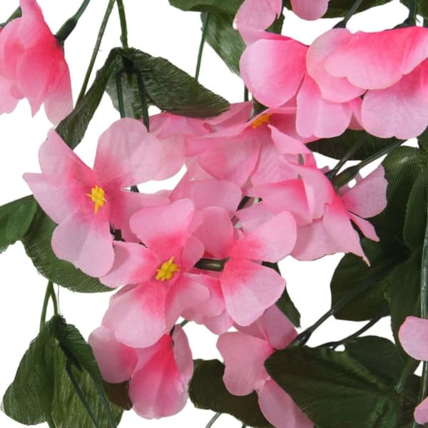 vidaXL kunstige blomsterguirlander 3 stk. 85 cm lyserød