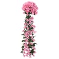Miniatyrbillede 2 af 7: vidaXL kunstige blomsterguirlander 3 stk. 85 cm lyserød