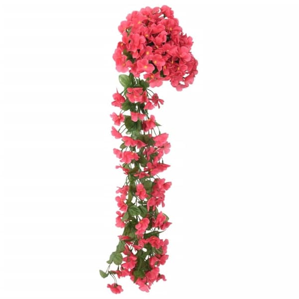 vidaXL Blomsterkranser for jul 3 stk rose 85 cm